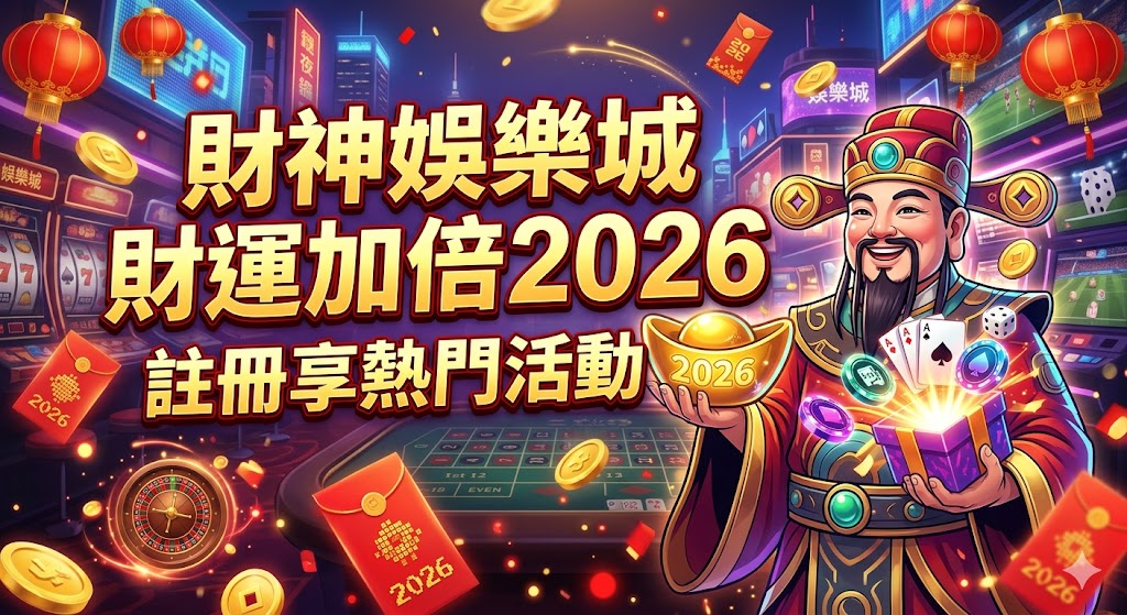 財神娛樂城財運加倍2026｜註冊享熱門活動