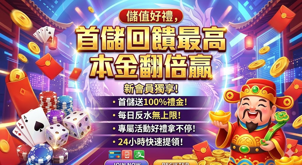 儲值好禮,首儲回饋最高就在 財神娛樂城，讓您本金翻倍贏。